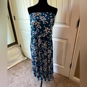 Lane Bryant strapless midi dress 26/28